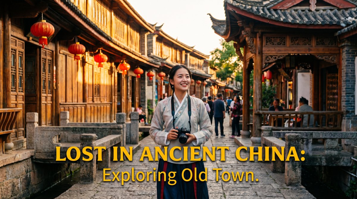 糖心旅行VLOG视频《古镇探秘》